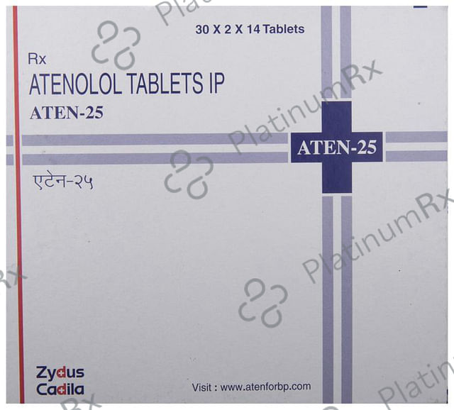 Aten 25mg Tablet 14s