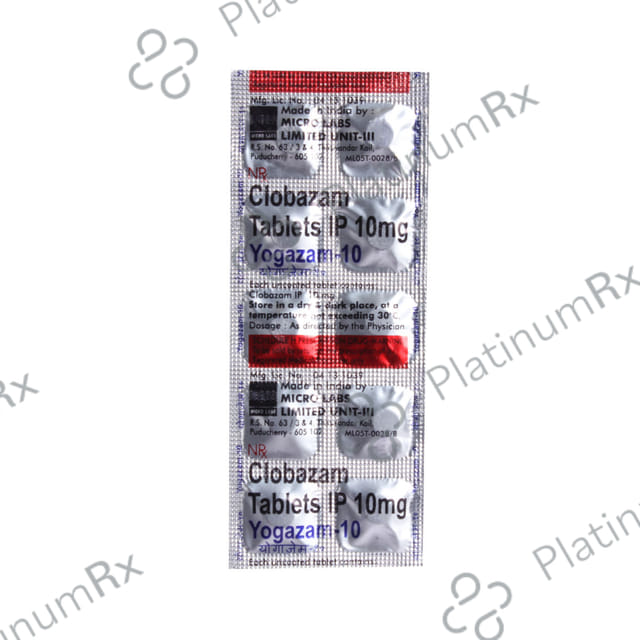 Yogazam 10mg Tablet