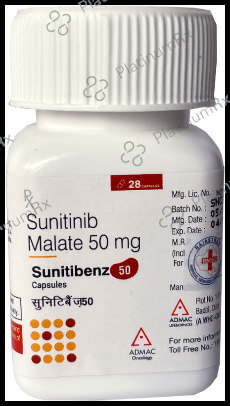 Sunitibenz 50mg Capsule 28s
