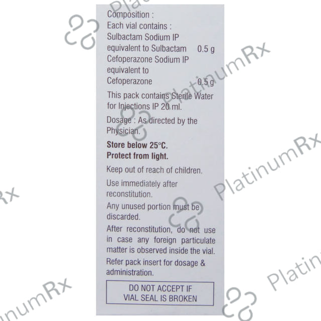 Zostum 500mg/500mg Injection
