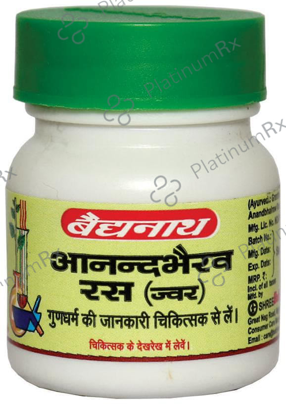 Baidyanath (Nagpur) Anandbhairaw Ras (Jwar) Tablet