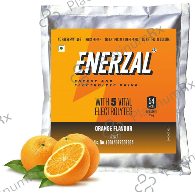 Enerzal Energy & Electrolyte Drink Orange Flavour Powder 1kg