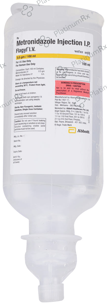 Flagyl IV 500mg Solution For Infusion 100ml