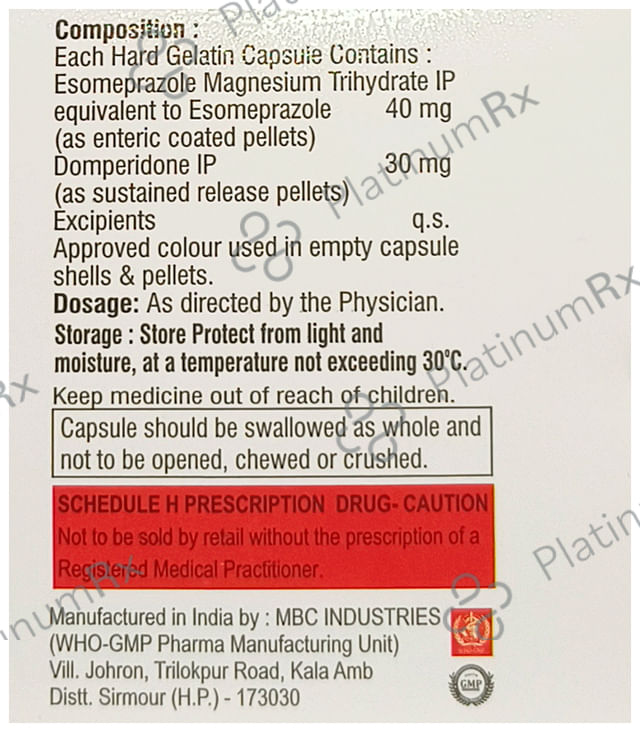 Esogrile-DSR Capsule