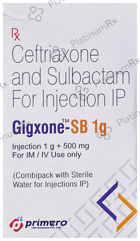 Gigxone SB 1.5gm Injection 1s