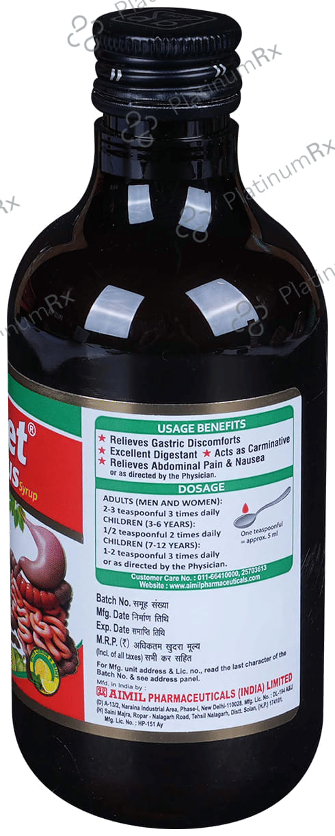 Aimil Zymnet Plus Syrup 200ml