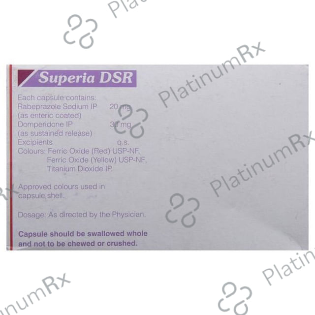 Superia DSR 30/20mg Capsule SR 10s