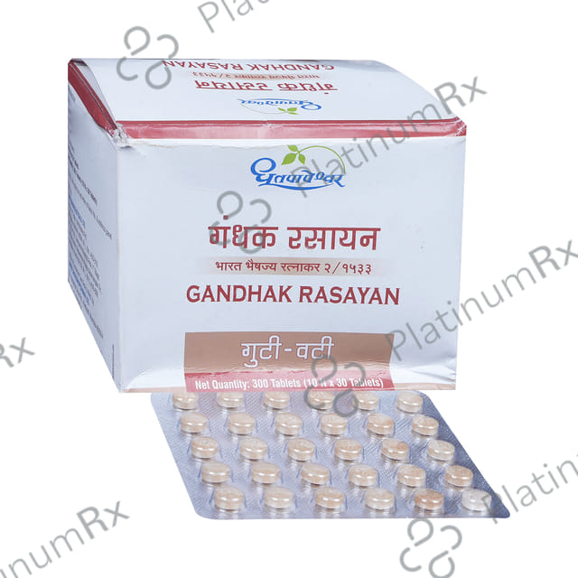 Dhootapapeshwar Gandhak Rasayan Tablet 30 tablets