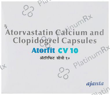 Atorfit CV 10/75mg Capsule 15s