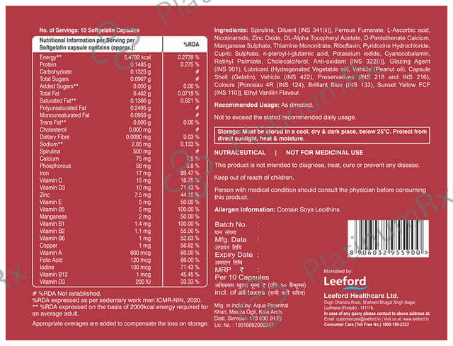 Spyvit Soft Gelatin Capsule