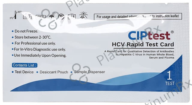 Ciptest HCV Rapid Test Card