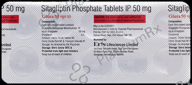 Glura 50mg Tablet 10s