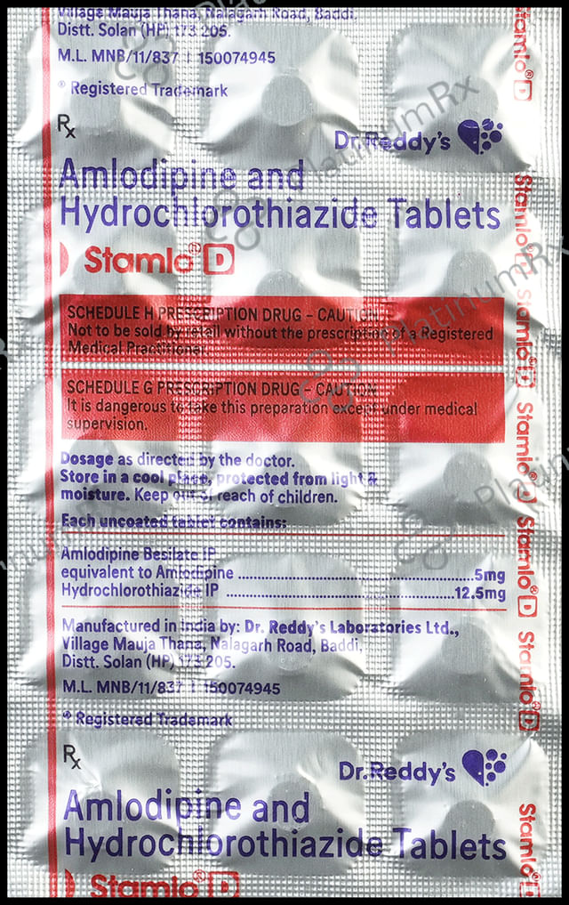 Stamlo D 5/12.5mg Tablet 15s