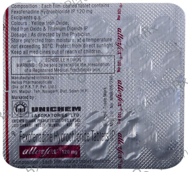 Allerfex 120mg Tablet 10s