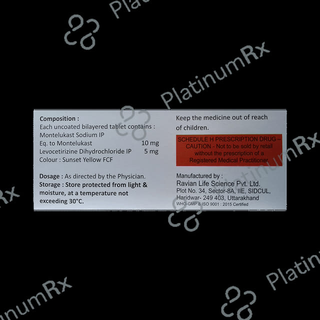 Anhist 10/5mg Tablet 10s