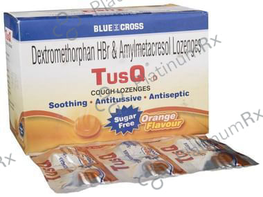 Tusq D Cough 0.6/5mg Sugar Free Lozenges 6s