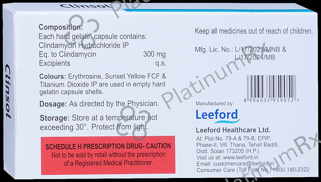 Clinsol 300mg Capsule