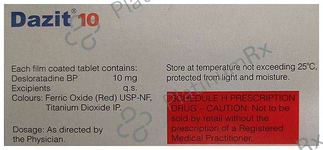 Dazit 10mg Tablet 15s
