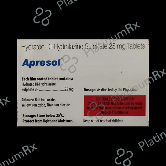 Apresol 25mg Tablet 10s