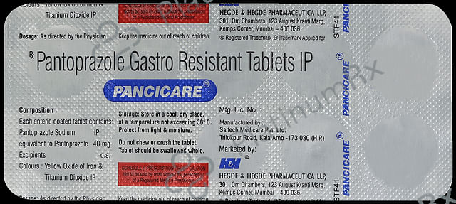Pancicare 40mg Tablet 10s