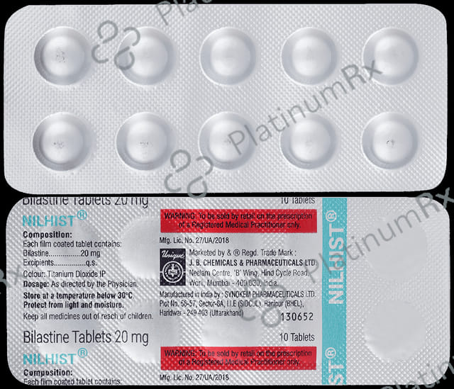 Nilhist 20mg Tablet