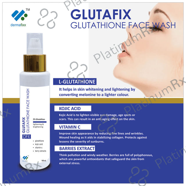 Dermafix Glutafix Glutathione Face Wash