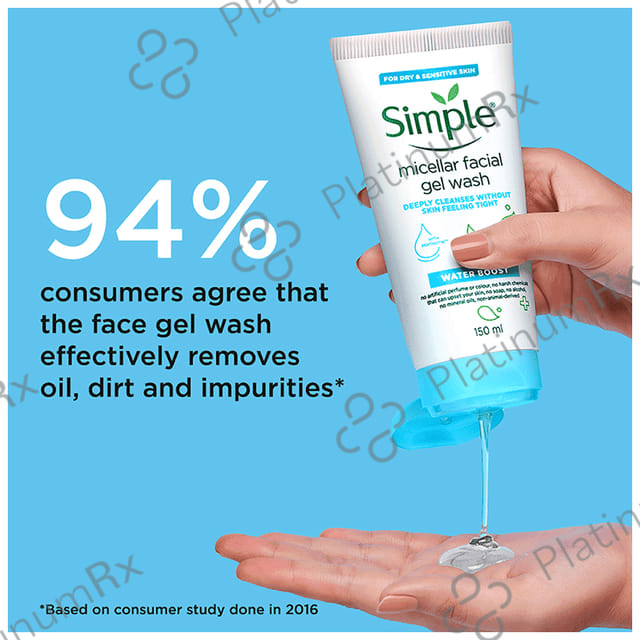 Simple Micellar Facial Gel Wash