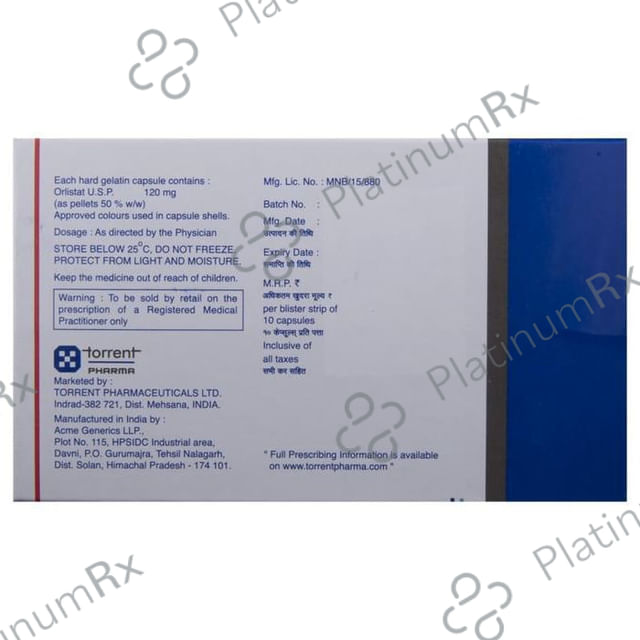 Orlica 120mg Capsule 10s