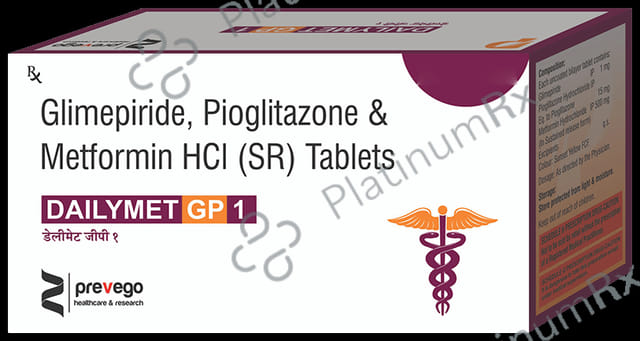 Dailymet GP 1/500mg Tablet SR 10s