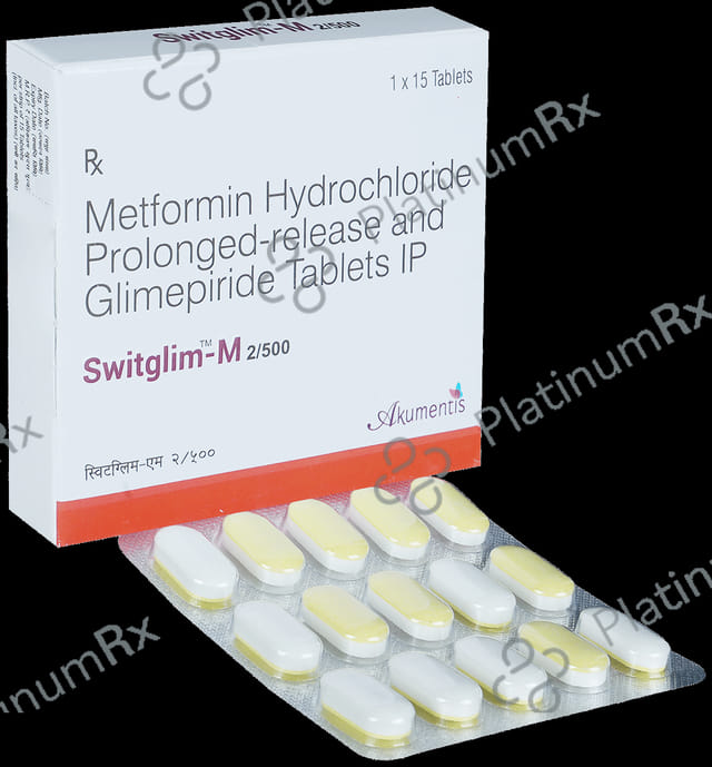 Switglim M 2/500mg Tablet PR 15s