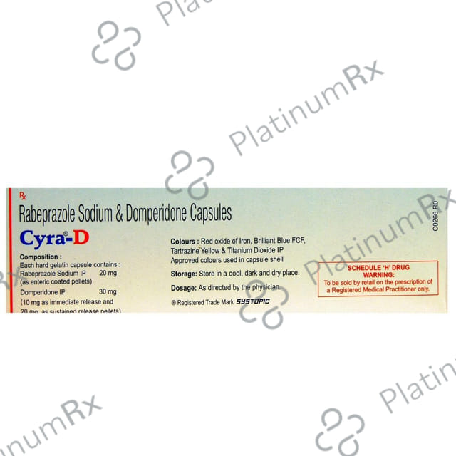 Cyra D 40mg Capsule 10s
