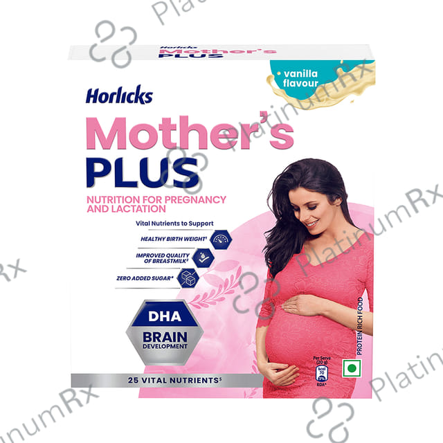 Horlicks Mother's Plus Nutrition for Pregnancy & Lactation - Flavour Vanilla
