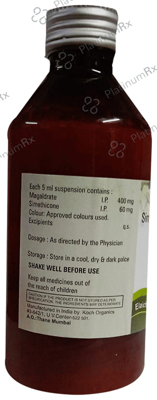 Megabest 60/400mg Elaichi Flavour Oral Suspension 170ml