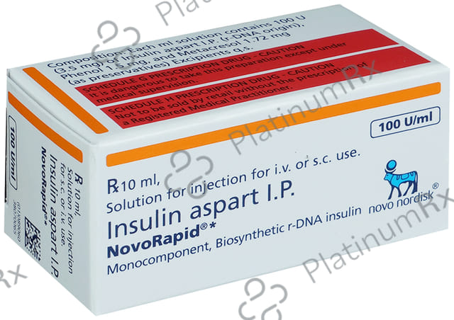 Novorapid (100 IU/ml) (1*10ml Vial)