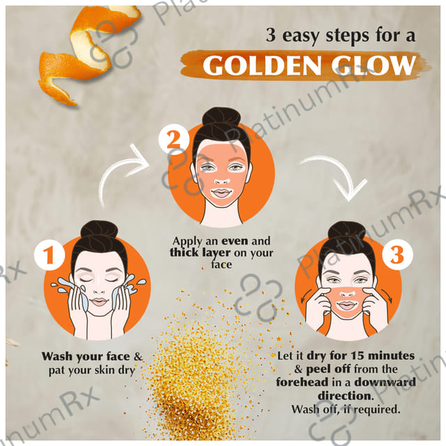Everyuth Naturals Golden Glow Peel-Off Mask 50 Face Mask