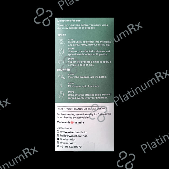 Wiser Men Build Minoxidil Topical Solution 60ml