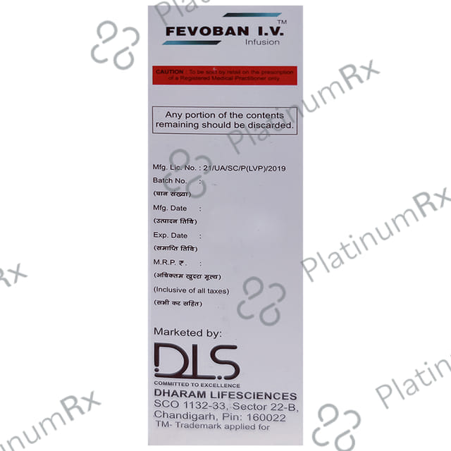 Fevoban I.V. Infusion