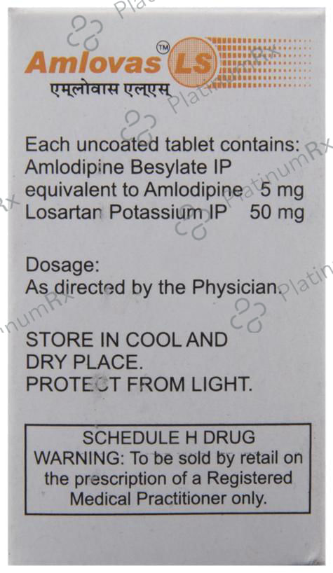 Amlovas LS 5/50mg Tablet 10s
