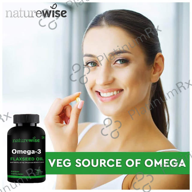Naturewise Omega 3 Flex Seed Oil Softgel Capsule 60s