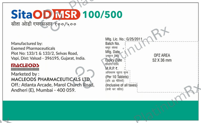SitaOD MSR 100/500 Tablet
