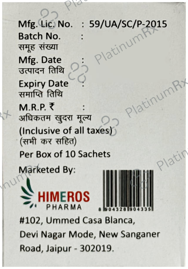 Embryoshield 300/400mg Orange Granule 7gm
