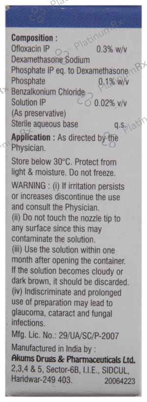 Zynoff DX Eye/Ear Drops 5ml