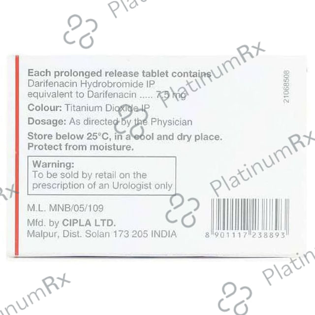 Vesigard PR 7.5mg Tablet 10s