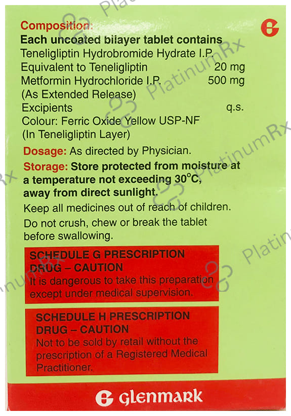 Zita Met 20/500mg Tablet 15s