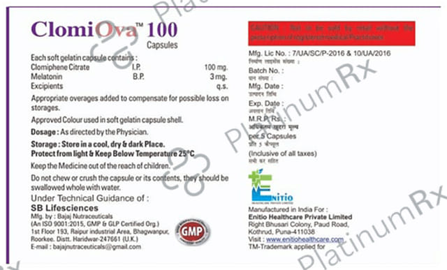Clomiova 100 Capsule