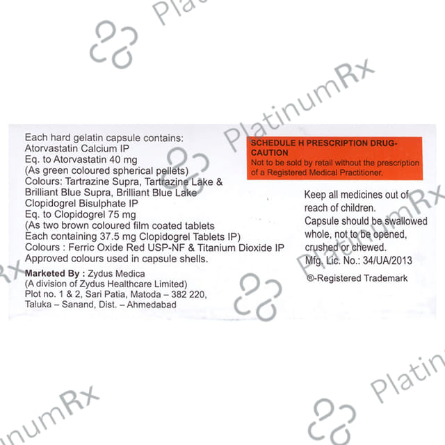 Clopitorva 40 Capsule