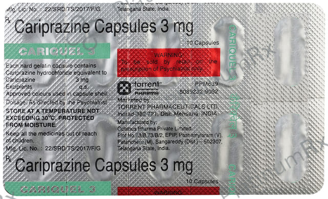 Cariquel 3mg Capsule 10s