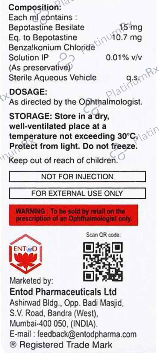 Optihist Bang 1.5% Eye Drop 5ml