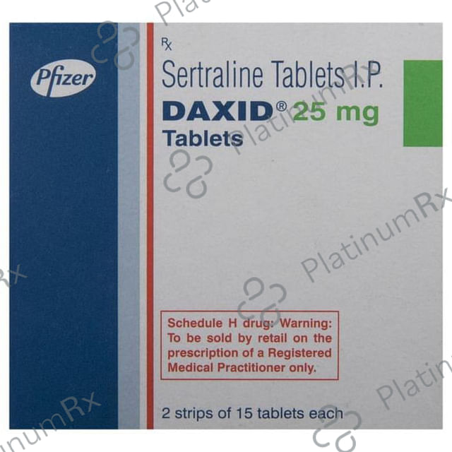 Daxid 25mg Tablet 15s