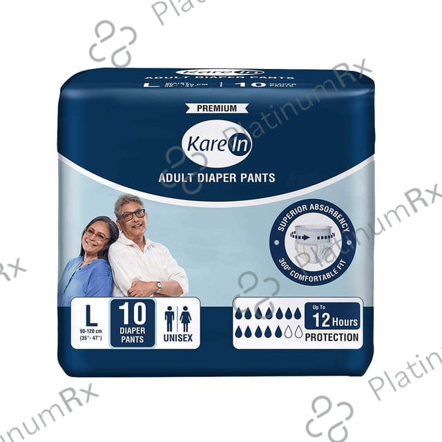 Kare In Adult Diaper Pants Large 10s